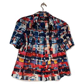 Camicia CHANEL multicolore Bianco Rosso Blu