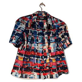 Chanel-CHANEL Multicolor Shirt-White,Red,Blue