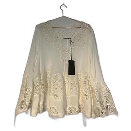 Ermanno Scervino Lace Blouse Beige