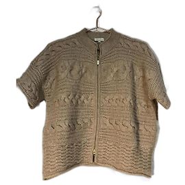 Autre Marque Cardigan TANIA Bege de Algodão Bege