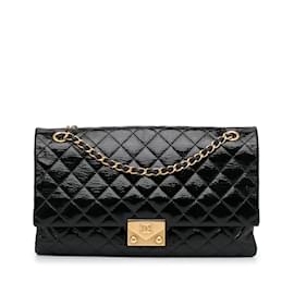 Chanel Black Velvet Quilted Leather Mini Pouch Bag with Chain ref.501879 -  Joli Closet