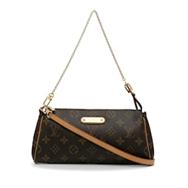 Louis Vuitton-LOUIS VUITTON  Handbags   Cloth-Brown