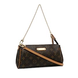 Louis Vuitton-LOUIS VUITTON  Handbags   Cloth-Brown
