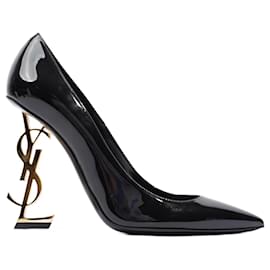 Saint Laurent-Saint Laurent Opyum Black Patent Leather EU 38 Uk 5-Black