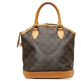 Louis Vuitton-Louis Vuitton Brown Monogram Lockit PM-Brown