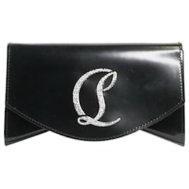 Christian Louboutin Clutch Bag Patent Leather Pink Women Japan [Used]