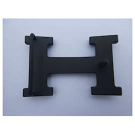 Hermès-new Hermès belt buckle never worn with box and dustbag-Black