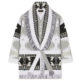 Alanui Cardigan Icon Jacquard CACHEMIRE Multicolore