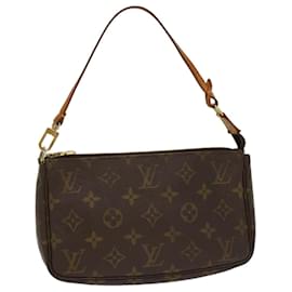 Louis Vuitton-LOUIS VUITTON Monogram Pochette Accessoires Pouch M51980 LV Auth 51527-Monogram