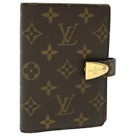 Louis Vuitton-Funda para agenda diaria PM Partonaire con monograma de LOUIS VUITTON R21029 LV Auth 51292-Monograma