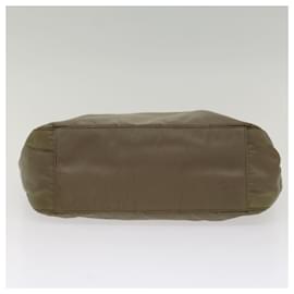 Prada-PRADA Hand Bag Nylon Khaki Auth 51832-Khaki