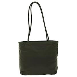 Prada-PRADA Shoulder Bag Nylon Khaki Auth ac2113-Khaki