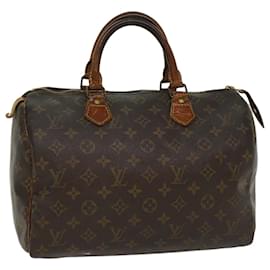 LOUIS VUITTON Speedy Bandouliere 25 Hand Bag Epi Leather Denim Blue M51280