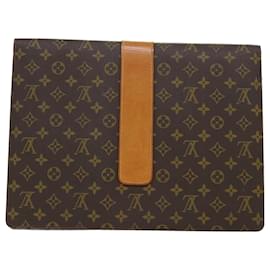 Louis Vuitton-LOUIS VUITTON Monogram Posh Diplomat Homme Clutch Bag No.243 LV Auth rd5681-Monogram