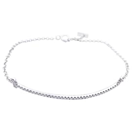 Tiffany & Co-Tiffany & Co Bracelet., “Tiffany T Smile”, WHITE GOLD, diamants.-Other