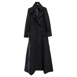 Chanel-Sublime long coat-Black,Dark grey