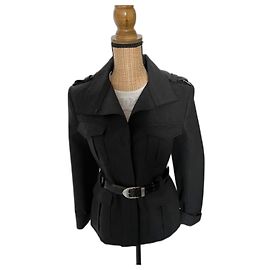 Tom Ford Blazerjacke Dunkelgrau Kaschmir Wolle Anthrazitgrau