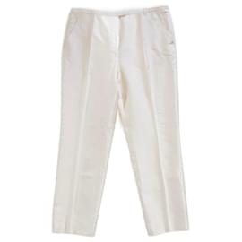 Hermès-Pants, leggings-Beige