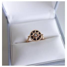 Dior-Dior wind rose ring pink gold-Gold hardware