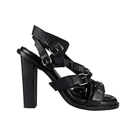 Balenciaga-Balenciaga Buckle Strap Heels-Black