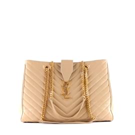 Saint Laurent-SAINT LAURENT Bolsos T.  Cuero-Beige