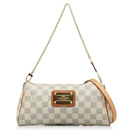 Louis Vuitton-Louis Vuitton White Damier Azur Eva-White