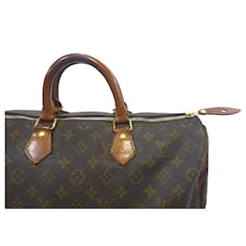 Louis Vuitton-Speedy 35 Monogram-SA-Brown