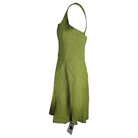 Missoni-Missoni ärmelloses Kleid mit gekreuztem Rücken aus grüner Baumwolle-Grün