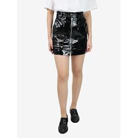 Isabel Marant-Black patent leather skirt - size FR 38-Black