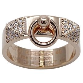 Hermès Collier de chien Doré