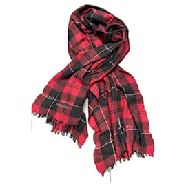 Zadig & Voltaire sciarpe Nero Rosso