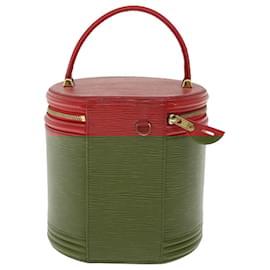 Louis Vuitton-LOUIS VUITTON Epi Cannes Hand Bag Red M48037 LV Auth 51555-Red
