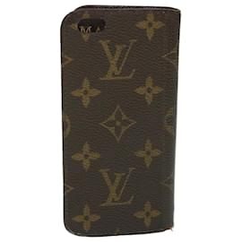 Louis Vuitton-LOUIS VUITTON-Monogramm iPhone 6 Cover iPhone Hülle M61423 LV Auth 51318-Monogramm