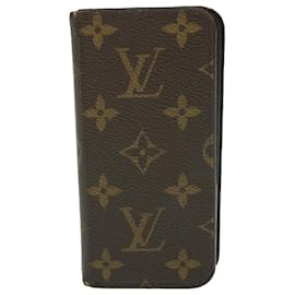 Louis Vuitton-LOUIS VUITTON-Monogramm iPhone 6 Cover iPhone Hülle M61423 LV Auth 51318-Monogramm