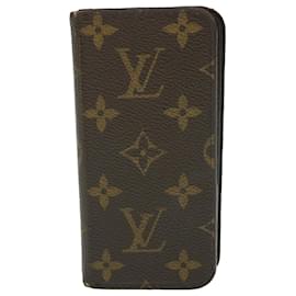 Louis Vuitton-LOUIS VUITTON Monogram iPhone 6 Capa iPhone Case M61423 Autenticação de LV 51318-Monograma
