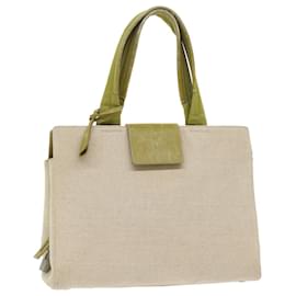 Prada-PRADA Tote Bag Canvas Beige Auth ar10066-Beige