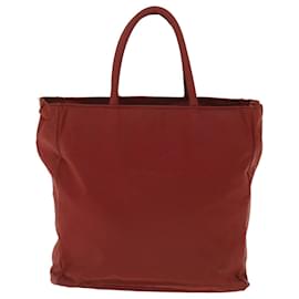 Prada-PRADA Tote Bag Nylon Red Auth 51838-Red