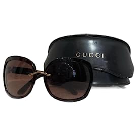 Gucci-Lunettes de soleil GUCCI T.  plastique-Marron