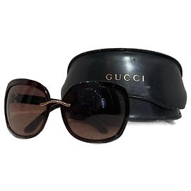 Óculos de sol GUCCI T. Plástico Marrom