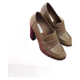 VALENTINO GARAVANI Tacones T.EU 38.5 Cuero Camello