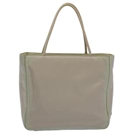 Prada-PRADA Hand Bag Nylon Beige Auth bs7714-Beige