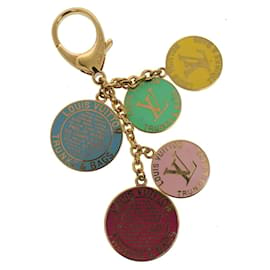 LOUIS VUITTON Porte Cles Spring Street Bag Charm Key Holder M69008 Gold  Plated