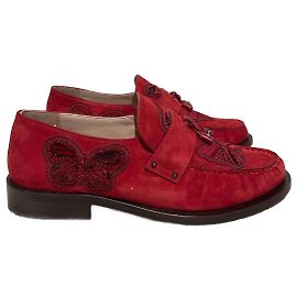 VALENTINO GARAVANI Mules & clogs T.EU 38.5 Suede Red