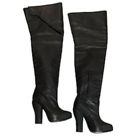 Carven-CARVEN  Boots T.eu 37 leather-Black