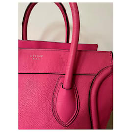 Céline-Céline-Gepäck aus rosa Leder-Pink