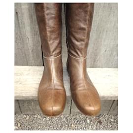 Prada-Prada boots p 40,5-Light brown