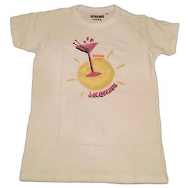 T-shirt Jacquemus per Vogue bianco in cotone Bianco