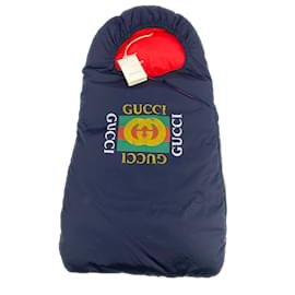 Gucci-GUCCI Sacs & trousses T.  polyestyer-Bleu Marine