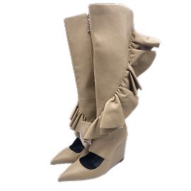 JW ANDERSON Botas T.UE 38 Cuero Beige
