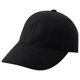 Apc-Charlie Cap - A.P.C. - Baumwolle - Schwarz-Schwarz